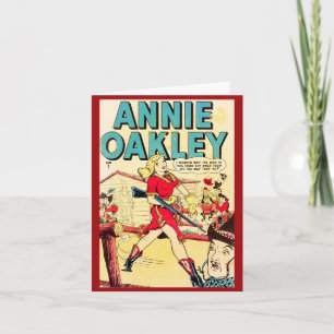 Cartão de Saudação "Annie Oakley"
