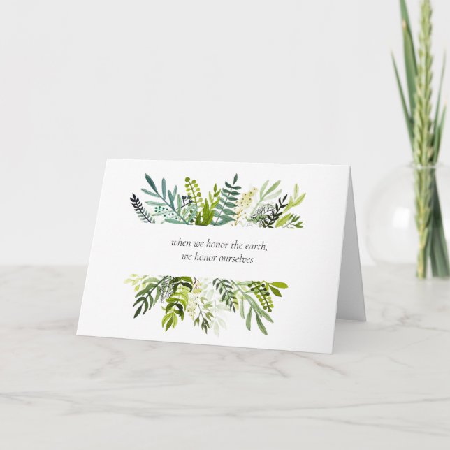 Cartão de saudação Art for Charity (Frente)