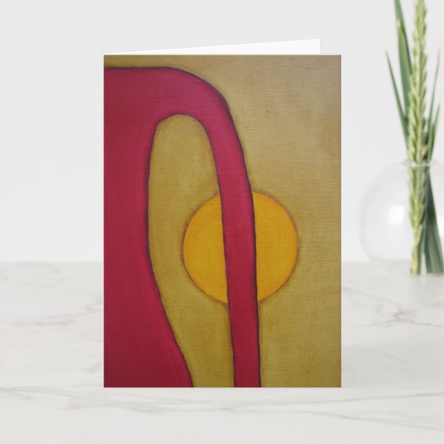 Cartão de Saudação Artístico! (Frente)