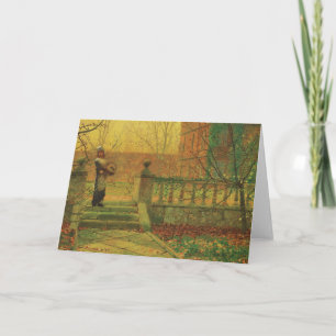 Cartão de Saudação Atkinson Grimshaw Autumn Gold C