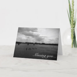 Cartão de Saudação Ausente