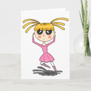 Cartão de Saudação Ballerina