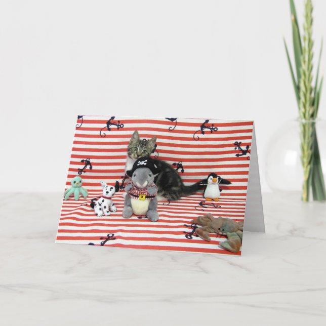 Cartão de Saudação Bandit Anchors Away (Frente)