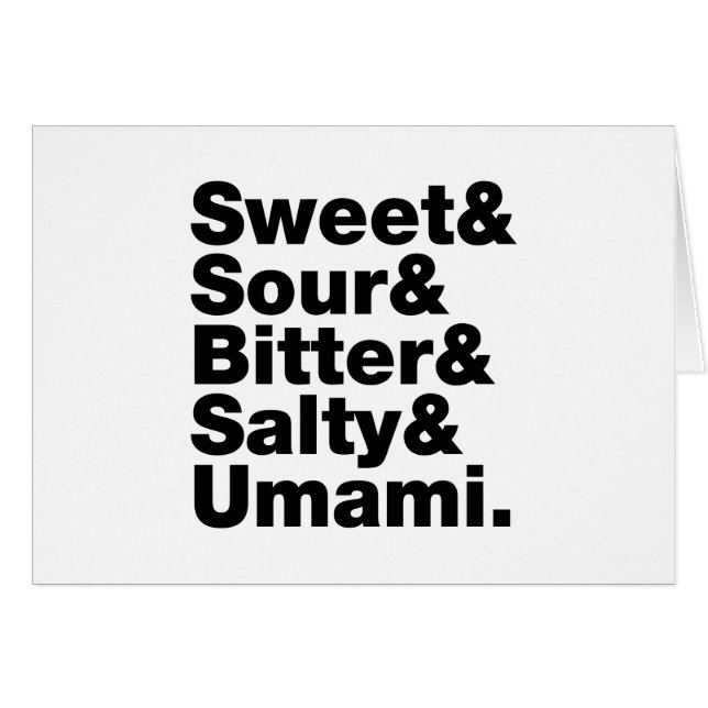 Cartão de Saudação Básico de Gosto (Frente Horizontal)