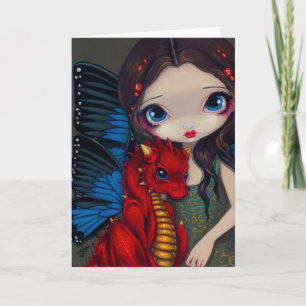 Cartão de Saudação "Bebê Red Dragon"