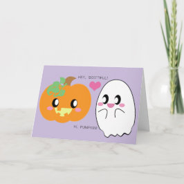 Cartão de Saudação Bela Pumpkin