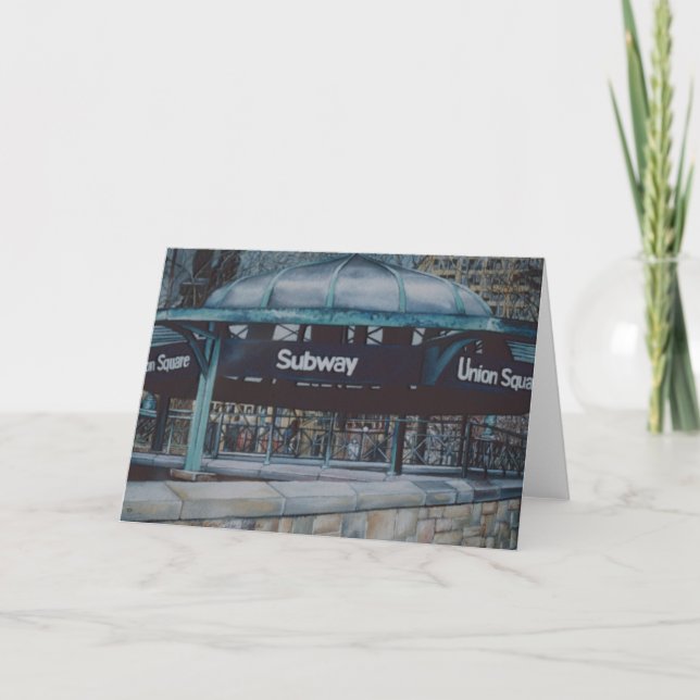 Cartão de Saudação Blues Subterrâneo (Frente)