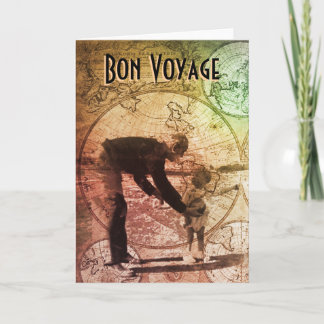 Cartão de saudação Bon Voyage