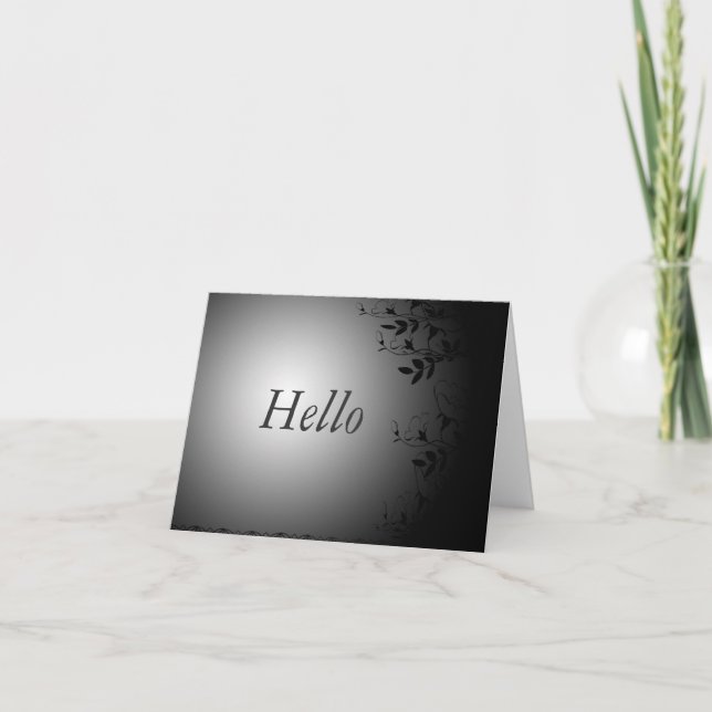 Cartão de saudação bonito (Frente)