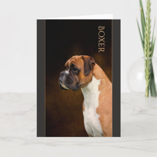 Cartão de Saudação Boxer