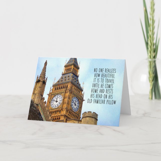 Cartão de Saudação BRONZED BEN (Frente)