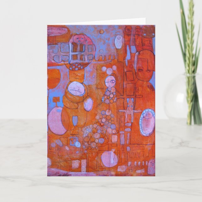 Cartão de Saudação Bubble N'Ova (Frente)