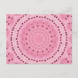 Cartão de Saudação Caleidoscópio de Flores de Mola