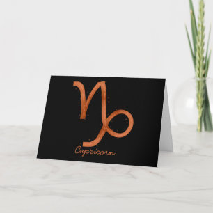 Cartão de Saudação Capricorn - Vazio