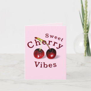 Cartão de Saudação Cherries