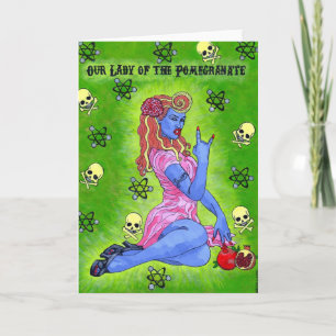 Cartão de saudação "Chola Alert"