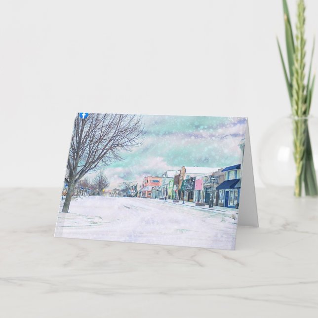 Cartão de Saudação CIty Mackinac (Frente)