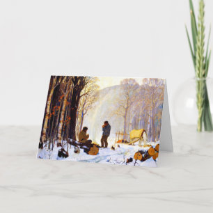 Cartão de Saudação Clarence Gagnon - Solitário Vil