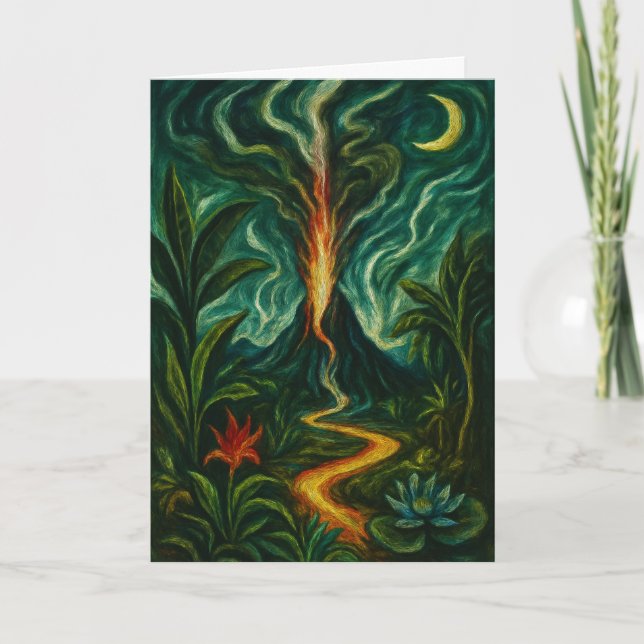 Cartão de Saudação Colecionável Glow Forth (Frente)
