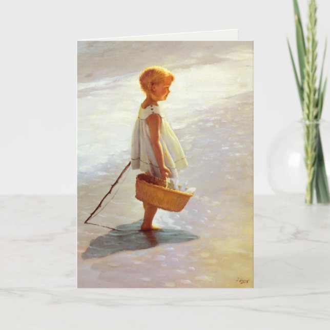 Cartão De Saudação Com A Pintura I. Davidi (Frente)