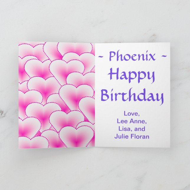 Cartão de saudação com envelope branco 1610131623 (Interior)