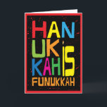 Cartão de Saudação com Envelope "Hanukkah é Funukk<br><div class="desc">"Hanukkah é Funukkah" - Cartão de Saudação com Envelope. Escolha seu estilo de fonte,  cor,  tamanho e texto favoritos para personalizar este cartão.
Obrigados para parar e comprar por aqui. Muito apreciado!!  Feliz Hanukkah!</div>