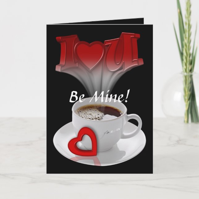 Cartão de Saudação Coração (Frente)