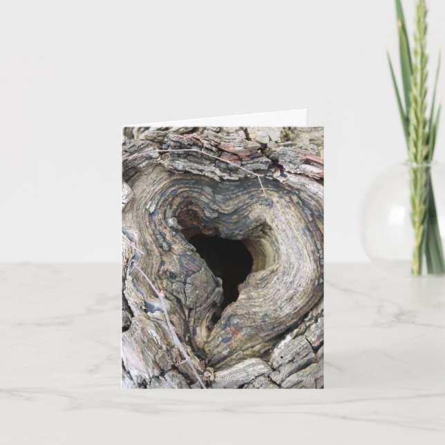 Cartão de Saudação "Coração e Alma"~Rua. Quote The (Frente)