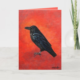 Cartão de Saudação Corvus Corax