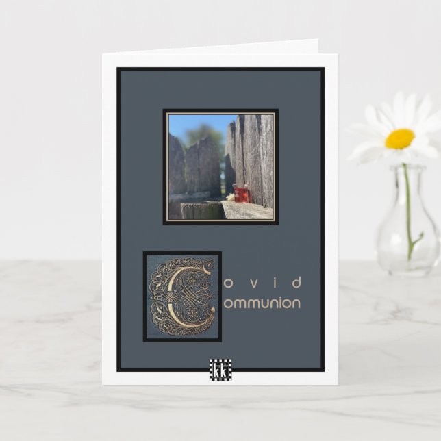 Cartão de saudação Covid Commune "I Miss You" (Planta pequena)