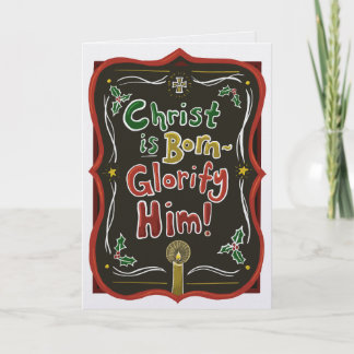cartão de saudação cristão ortodoxo Cristo Ressusc