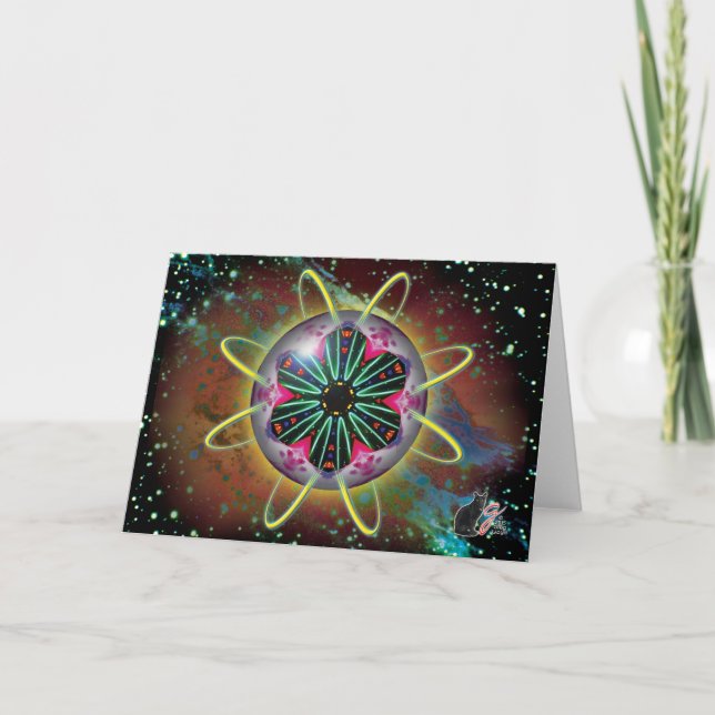 Cartão de Saudação Cyclon Orbz (Frente)