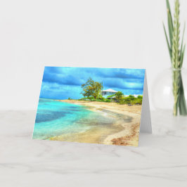 Cartão de Saudação da Beach House