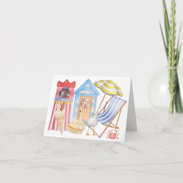 Cartão de Saudação da Beach Life (Frente)