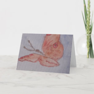 Cartão de Saudação da Borboleta de Verão