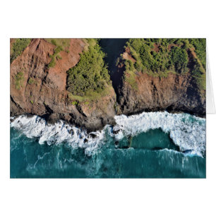 Cartão de Saudação da Costa na Pali