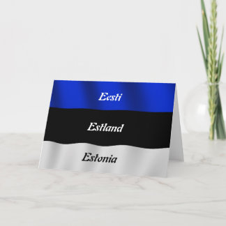 Cartão de Saudação da Estônia