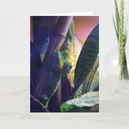 cartão de saudação da lagartixa #3 (amor)