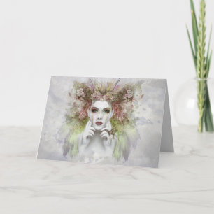 cartão de saudação da mãe natureza