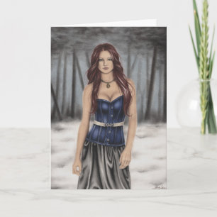 Cartão de Saudação da Marcha de inverno