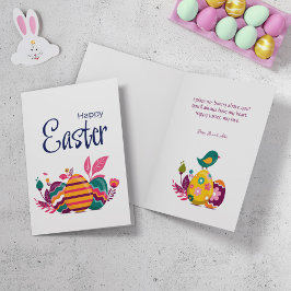 Cartão de saudação da páscoa.