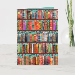 Cartão de saudação da prateleira de Natal com Holl