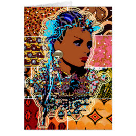 Cartão de Saudação da Princesa Africana