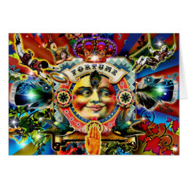 Cartão de Saudação da Roda Fortune