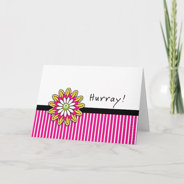 Cartão de Saudação da Última Ronda de Quimioterapi (Frente)