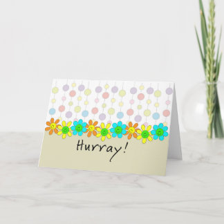 Cartão de Saudação da Última Ronda de Quimioterapi