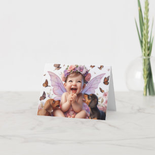 Cartão de Saudação Dachshund Puppies