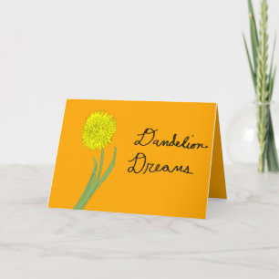 Cartão de Saudação Dandelion Dreams