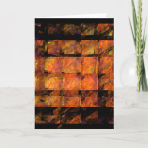 Cartão de Saudação de Abstrato de Parede