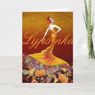 Cartão de Saudação de Ação de Graças nº 1 (dentro